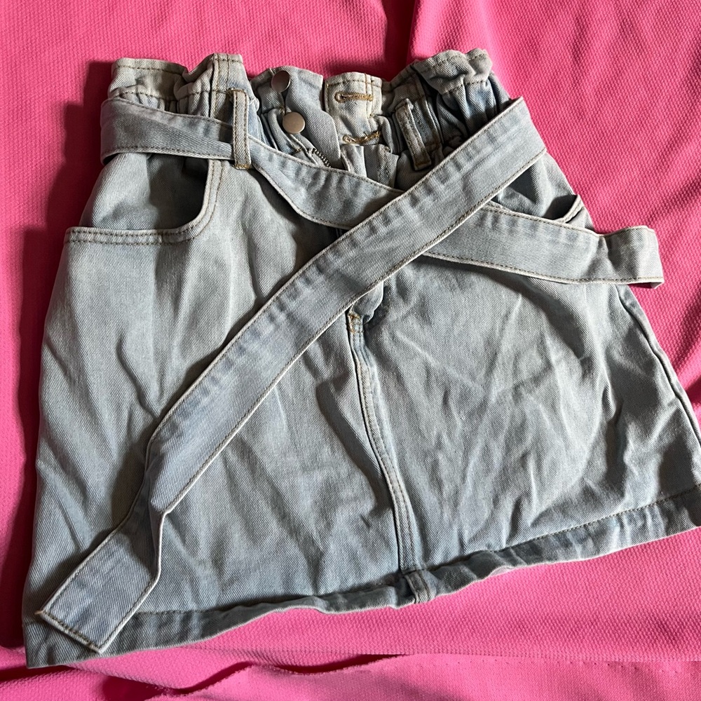 Forever 21 Light Blue Denim Skirt